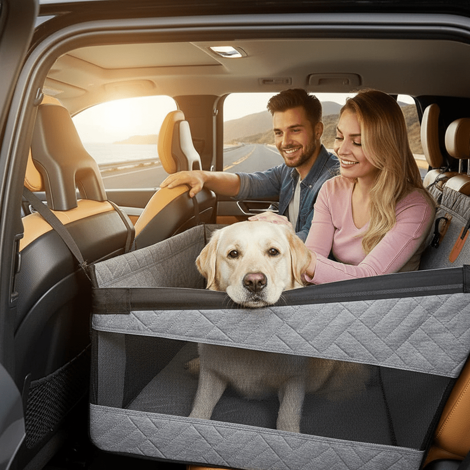 RIDEGUARD PET SEAT – wodoodporna mata dla psów z pianką memory do samochodu