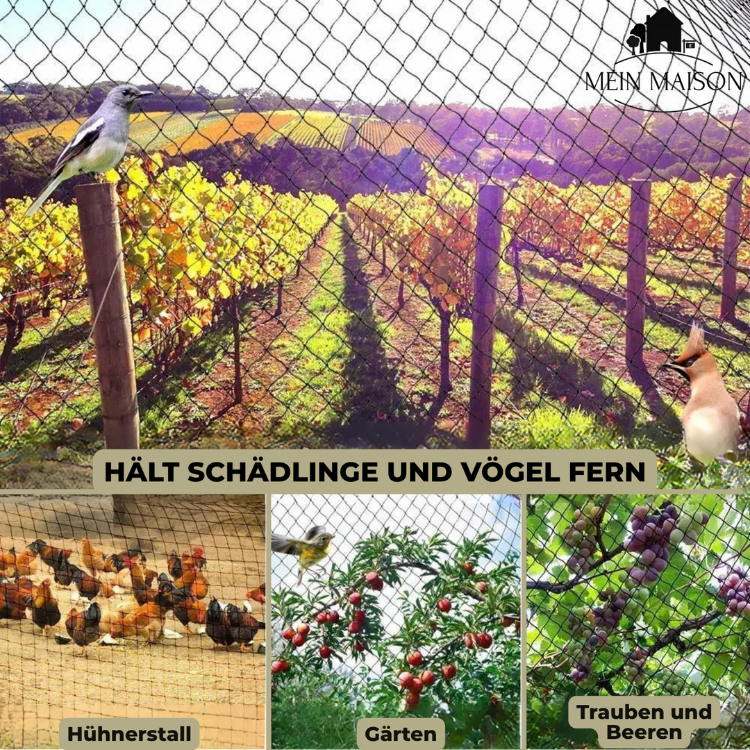 Siatka ogrodowa AgriNet Pro | Odporna na promieniowanie UV i rozdarcia | Wszechstronna ochrona roślin | Dostępna na wymiar