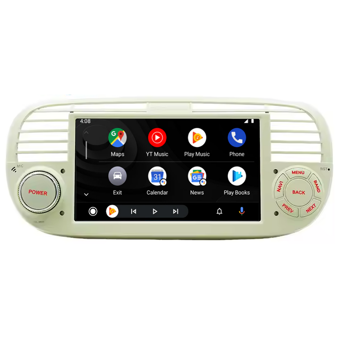 Fiat 500 | CarPlay & Android Auto | 2007-2015 | Plug & Play
