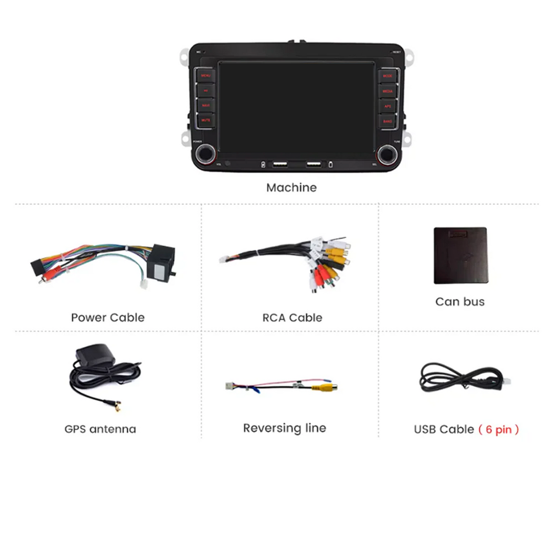 Volkswagen Polo Golf Caddy | CarPlay & Android Auto | Plug & Play
