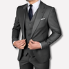 Męski Slim-Fit 3-Częściowy Garnitur