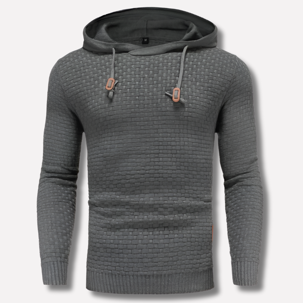 Męski Hoodie – Relaksowany Pulower