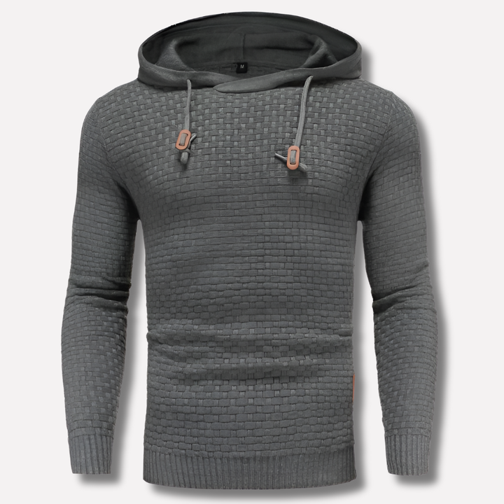 Męski Hoodie – Relaksowany Pulower