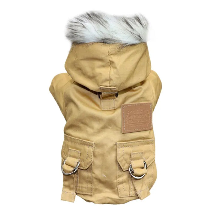 Kurtka puchowa PureFur dla psów | Gruba i ciepła bluza dla psów na zimę
