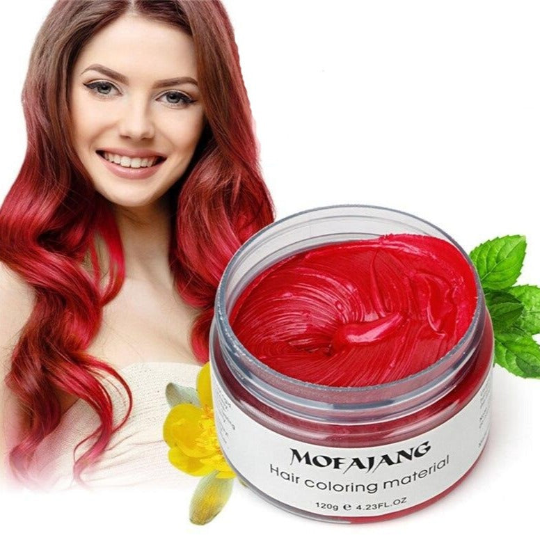 Kolorowy wosk do włosów