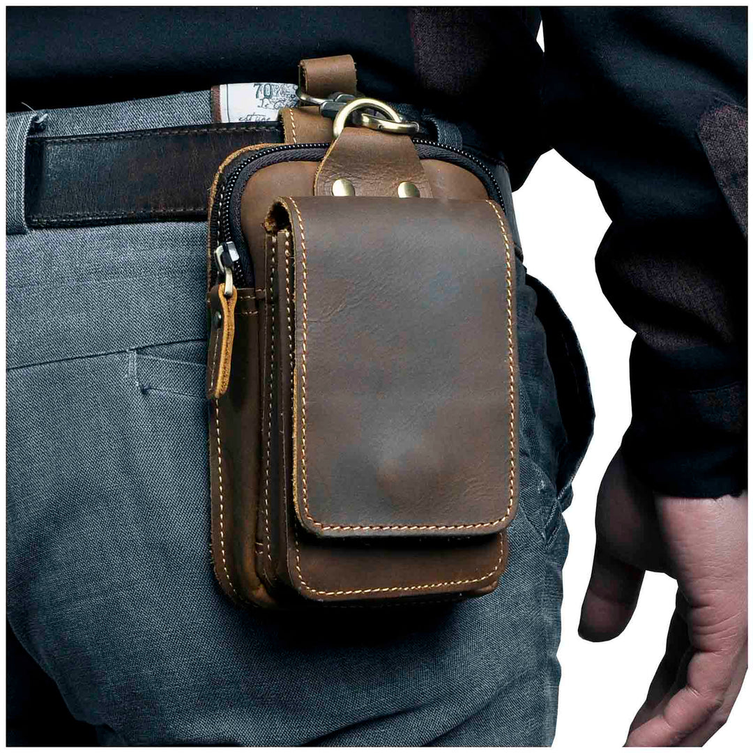 Męska nerka z wysokiej jakości skóry - Guardian Leather
