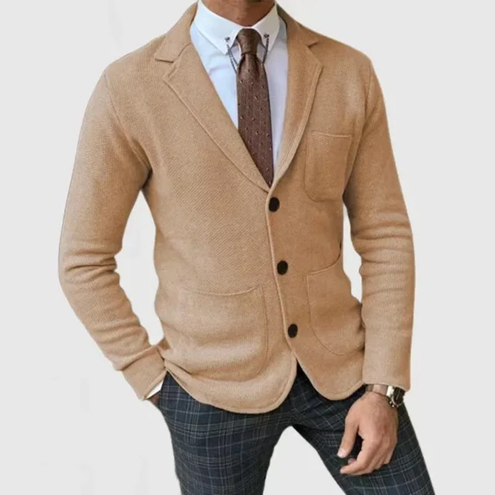 Męski Kardigan Blazer – Wyrafinowany Styl