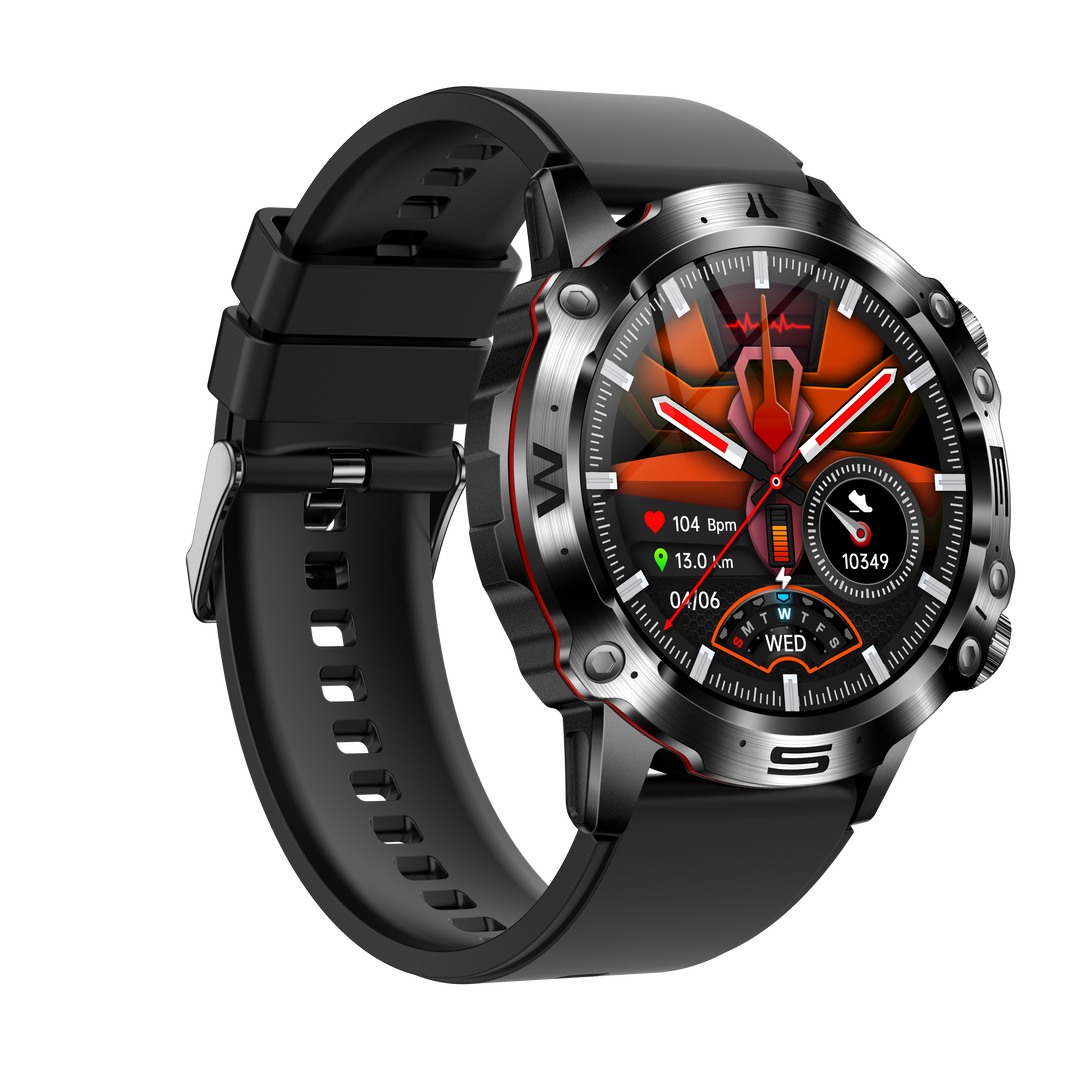 Smartwatch KL482 – wyświetlacz AMOLED | pomiar tętna, poziomu tlenu we krwi i ciśnienia krwi