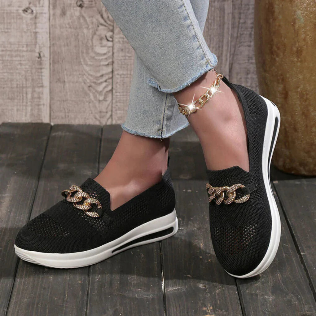 Kobiece klasyczne loafersy slip-on