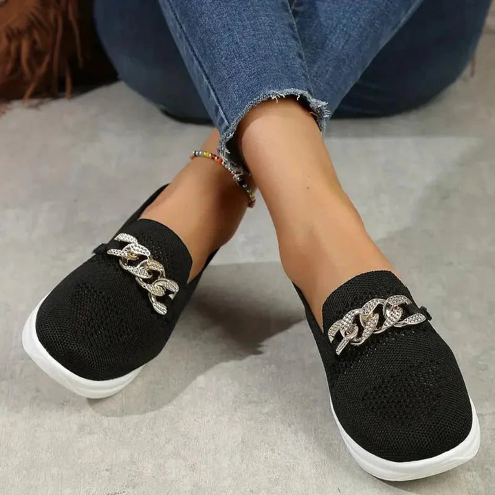 Kobiece klasyczne loafersy slip-on