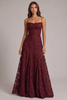 Sukienka maxi Olivia - elegancka suknia wieczorowa w kwiatowy wzór