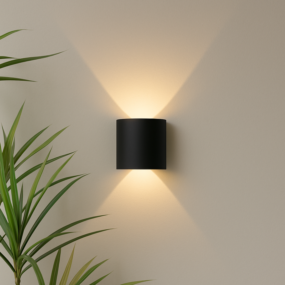 Nowoczesna lampa ścienna do wnętrz i na zewnątrz – minimalistyczny reflektor LED