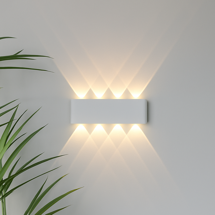 Nowoczesna lampa ścienna do wnętrz i na zewnątrz – minimalistyczny reflektor LED