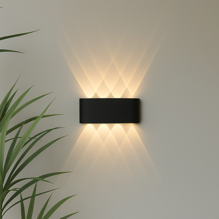 Nowoczesna lampa ścienna do wnętrz i na zewnątrz – minimalistyczny reflektor LED