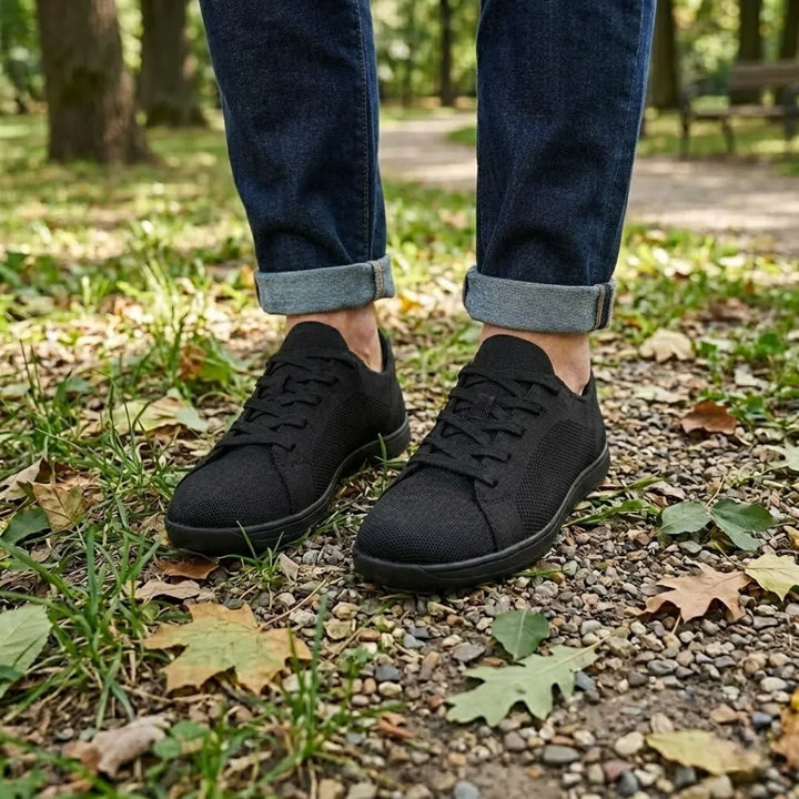 Uniseks sneakersy barefoot z szerokim przodem i oddychającą siatką