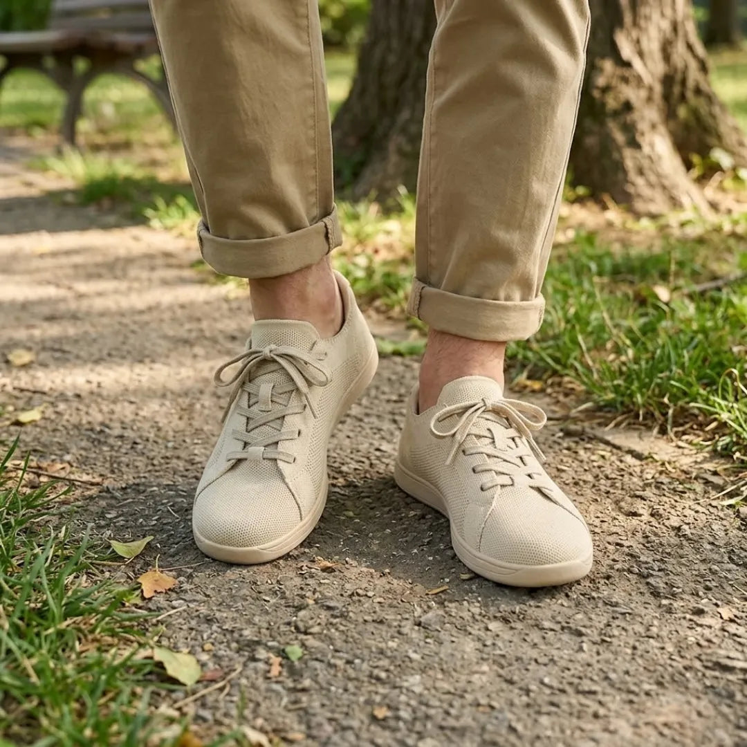 Uniseks sneakersy barefoot z szerokim przodem i oddychającą siatką