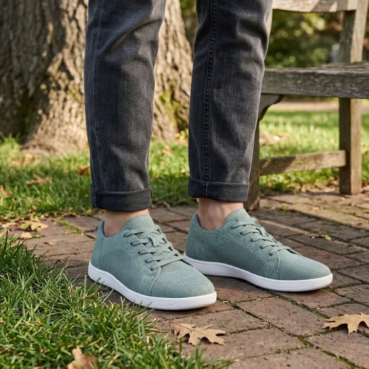 Uniseks sneakersy barefoot z szerokim przodem i oddychającą siatką