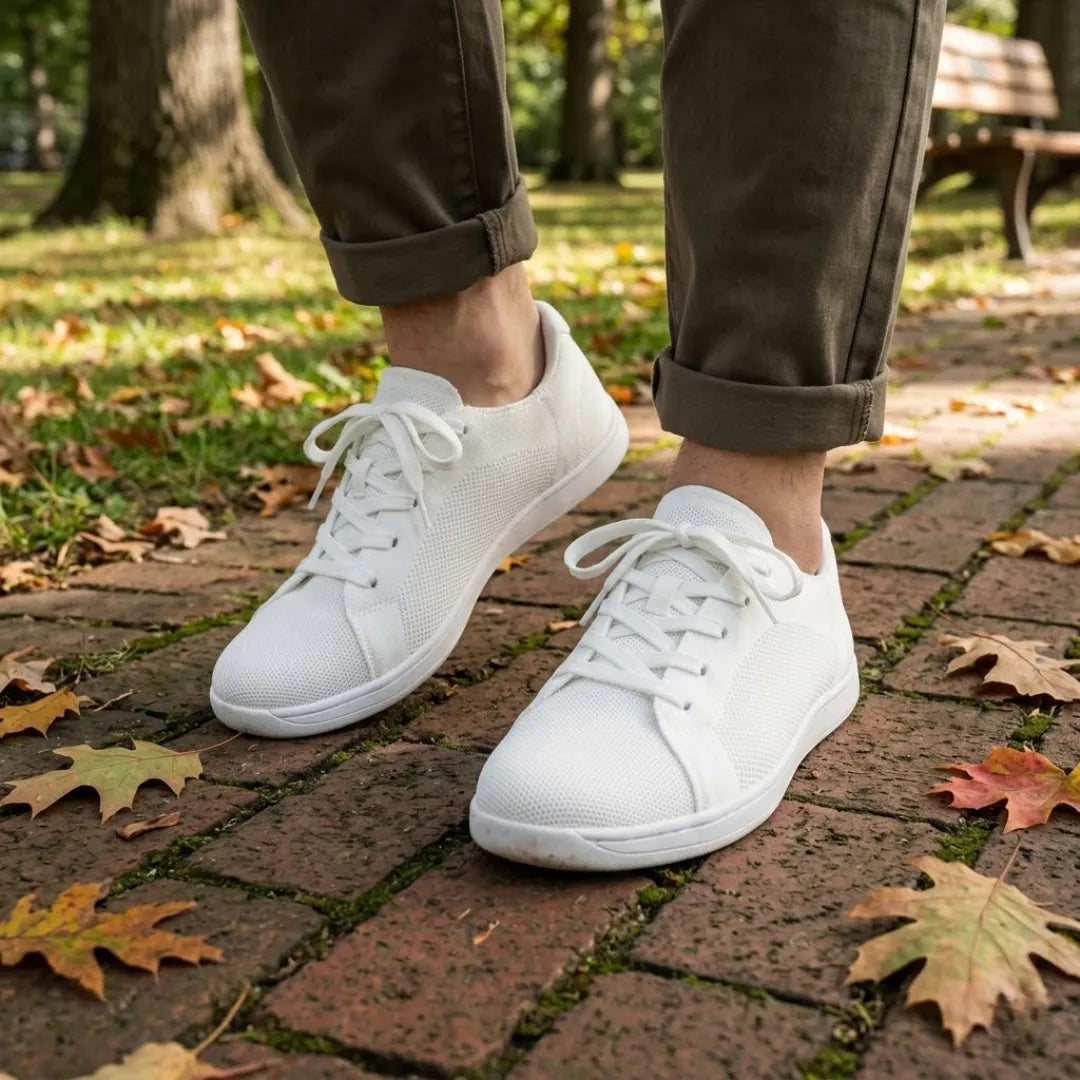 Uniseks sneakersy barefoot z szerokim przodem i oddychającą siatką