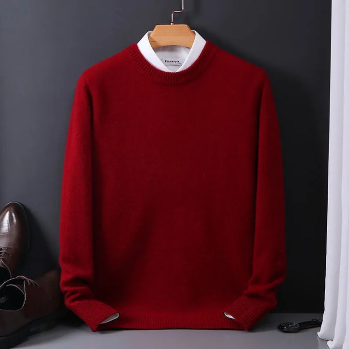 Faux fine wool sweter dla mężczyzn