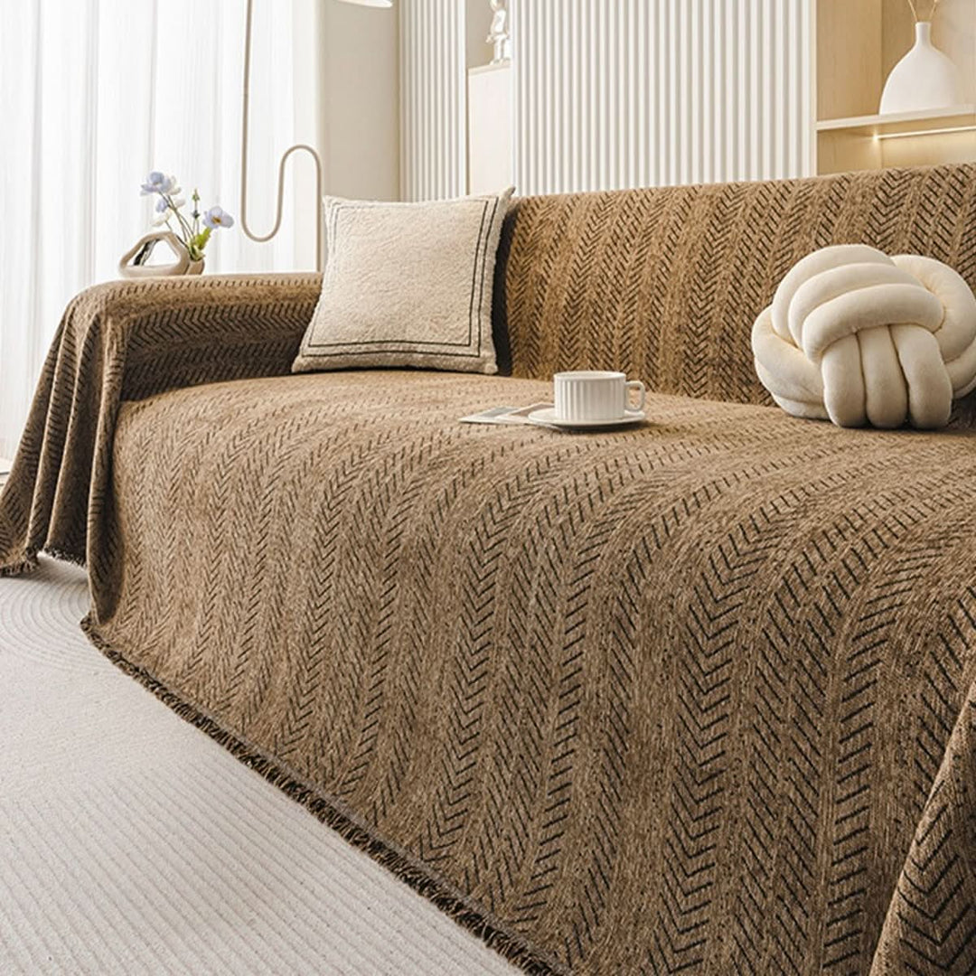 SnuggleTextile – odporne na zarysowania, zmywalne pokrowce na kanapę z szenili