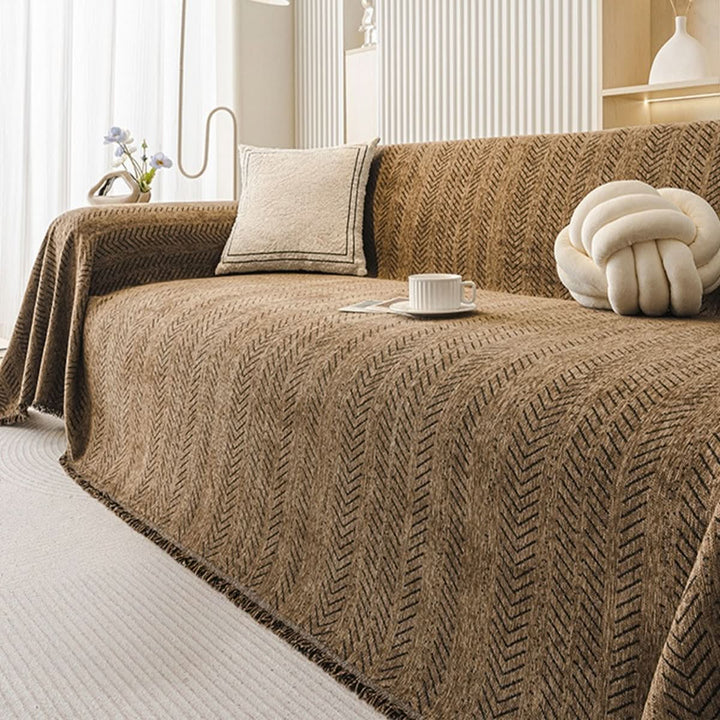 SnuggleTextile – odporne na zarysowania, zmywalne pokrowce na kanapę z szenili