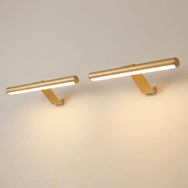 Lampa ścienna LED | Regulowane oświetlenie artystyczne | Metalowy, ładowalny design | ArtGlow