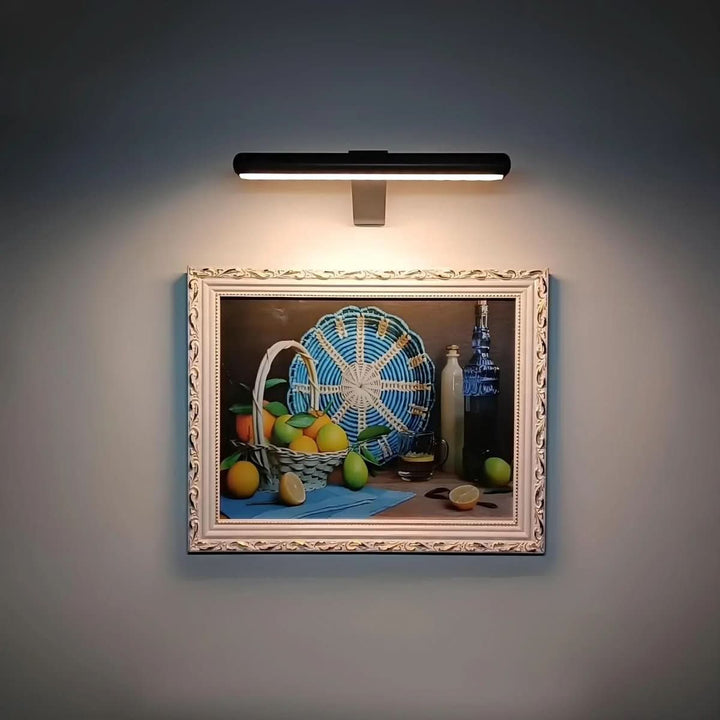 Lampa ścienna LED | Regulowane oświetlenie artystyczne | Metalowy, ładowalny design | ArtGlow