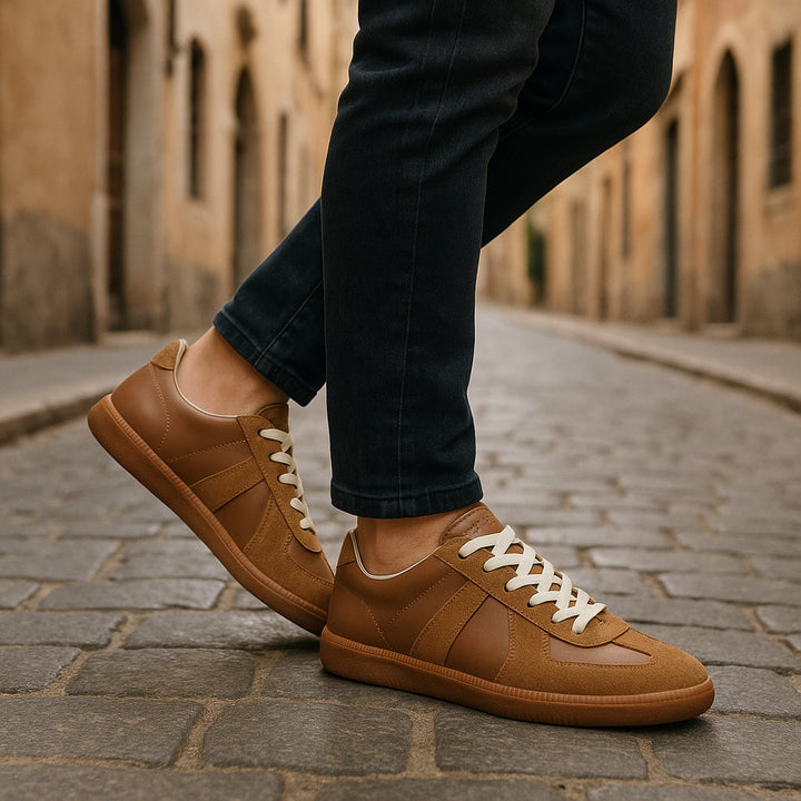 Męskie sneakersy sznurowane | Antypoślizgowe &amp; wygodny krój