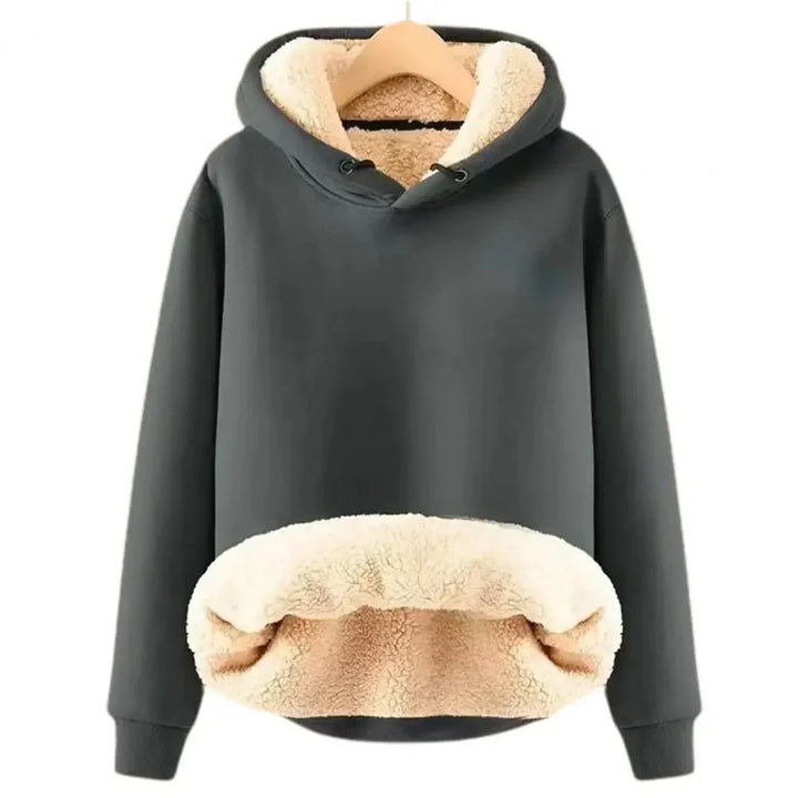 Miękki i Ciepły Damski Hoodie z Przytulnym Polarowym Podszewką