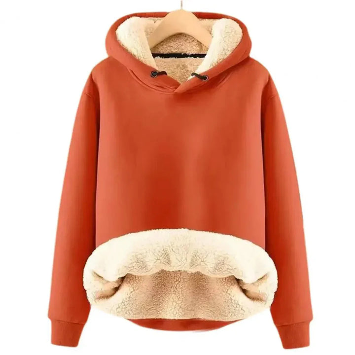 Miękki i Ciepły Damski Hoodie z Przytulnym Polarowym Podszewką