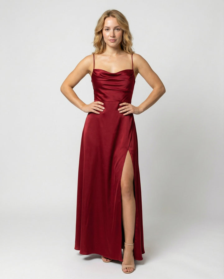Sukienka maxi damska | Elegancki i podkreślający sylwetkę krój