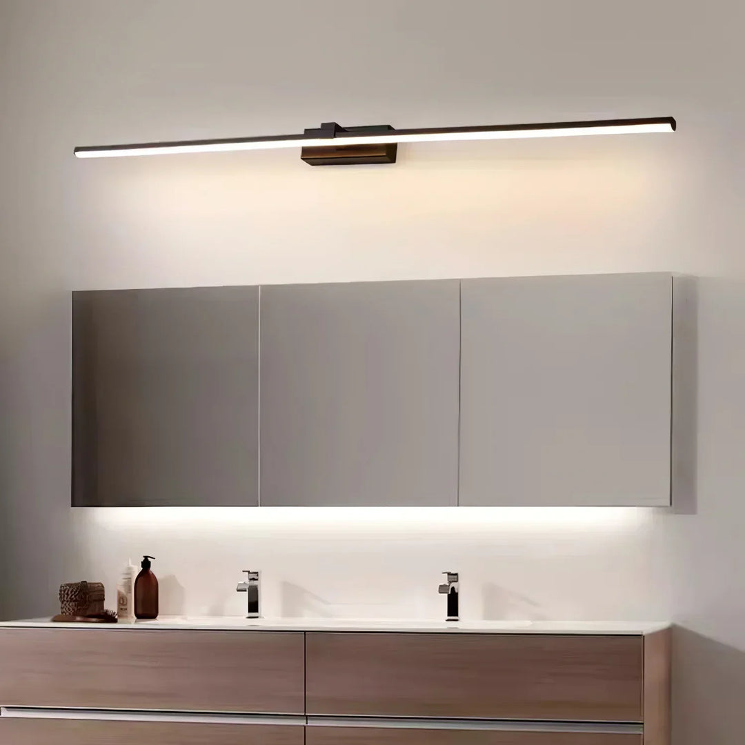 Lustrzana heksagonalna lampa ścienna – nowoczesna lampa vanity do łazienki i sypialni