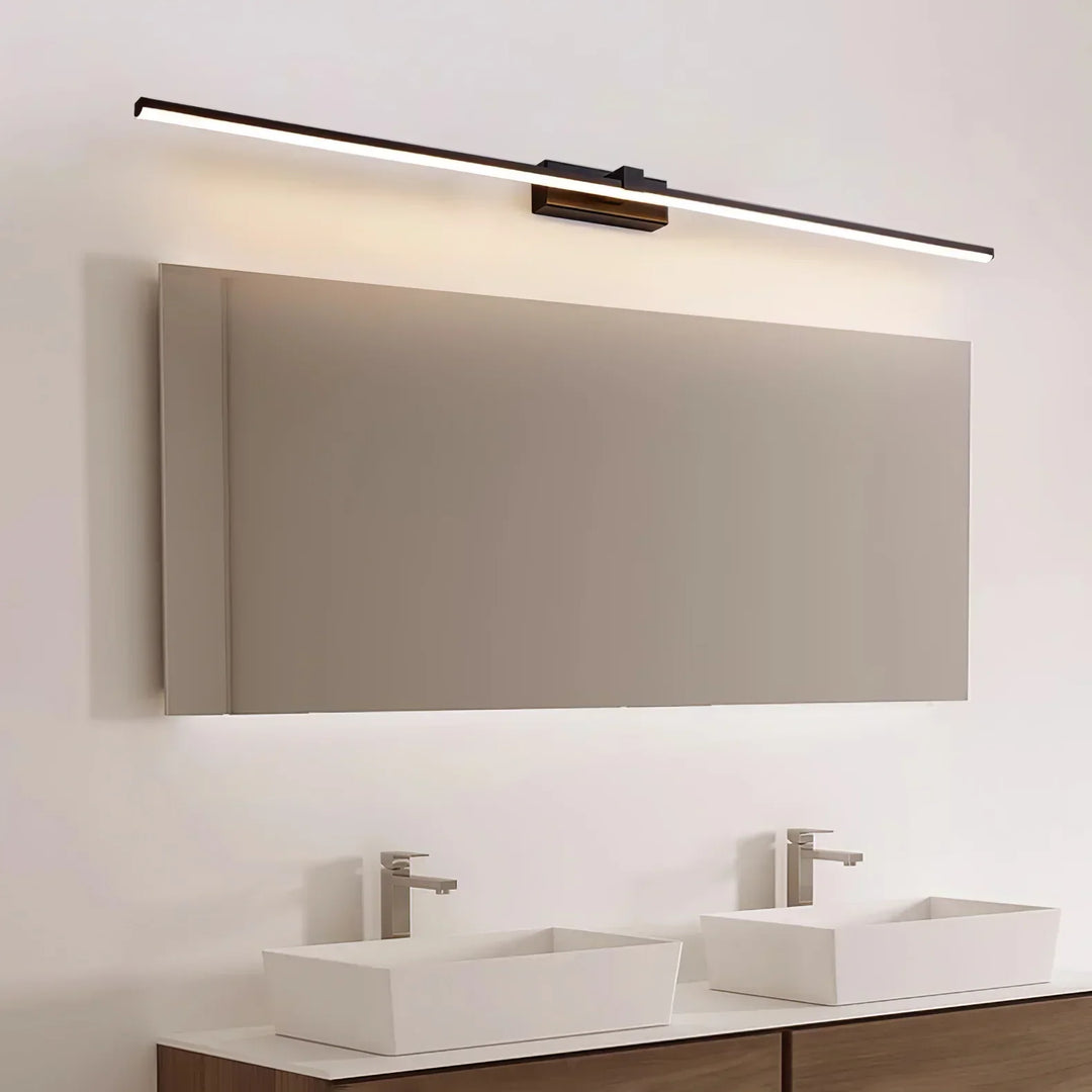 Lustrzana heksagonalna lampa ścienna – nowoczesna lampa vanity do łazienki i sypialni