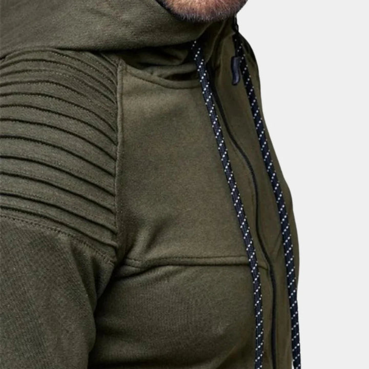 Męski Dres z Miękką Mieszanką Bawełny i Funkcjonalnymi Szczegółami