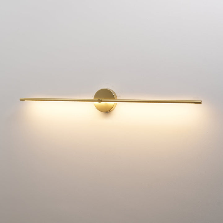 Minimalistyczny liniowy kinkiet dwuramienny w nowoczesnym stylu