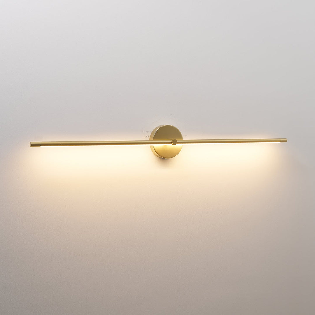 Minimalistyczny liniowy kinkiet dwuramienny w nowoczesnym stylu