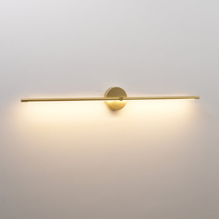 Minimalistyczny liniowy kinkiet dwuramienny w nowoczesnym stylu