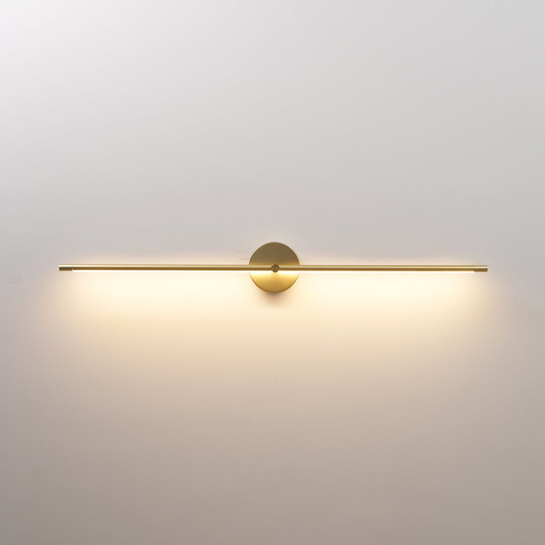 Minimalistyczny liniowy kinkiet dwuramienny w nowoczesnym stylu