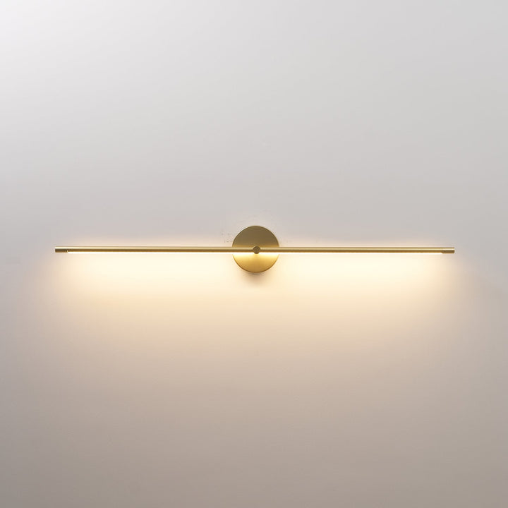 Minimalistyczny liniowy kinkiet dwuramienny w nowoczesnym stylu