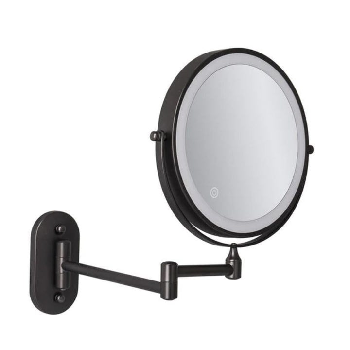 Lusterko do makijażu LumiReflect Premium LED | Powiększające lusterko ścienne z ładowaniem i regulowanym oświetleniem