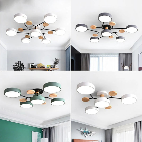 Smukła Lampa Sufitowa o Designerskim Wykończeniu Rzemieślniczym