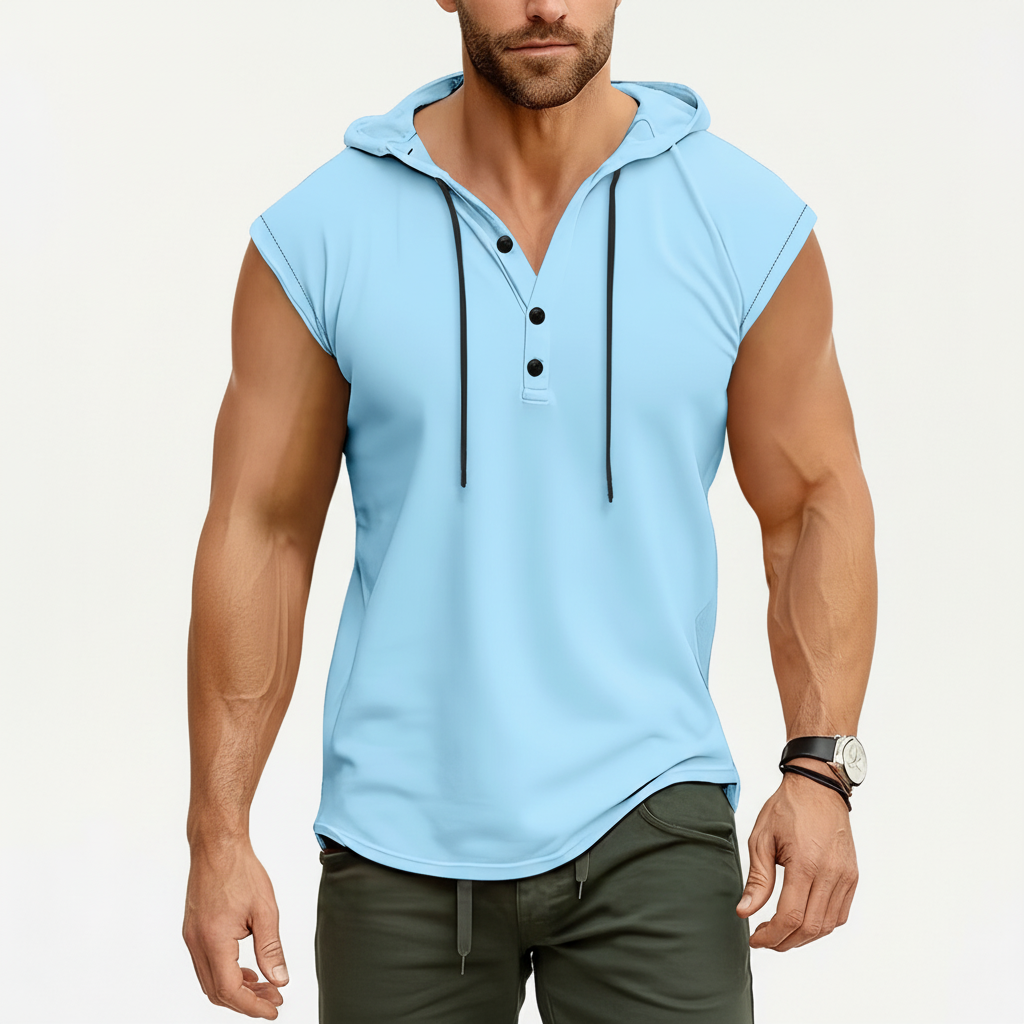 Bezrękawnik henley - AeroVibe