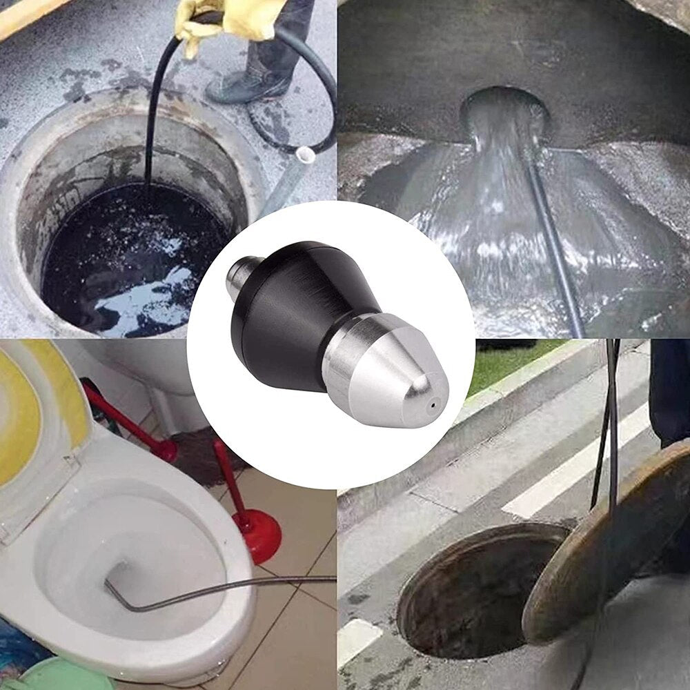 Dysza wysokociśnieniowa do czyszczenia rur – stalowy spray do szybkiego udrażniania instalacji