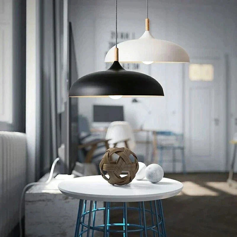 Lampa sufitowa z nordyckiego dębu