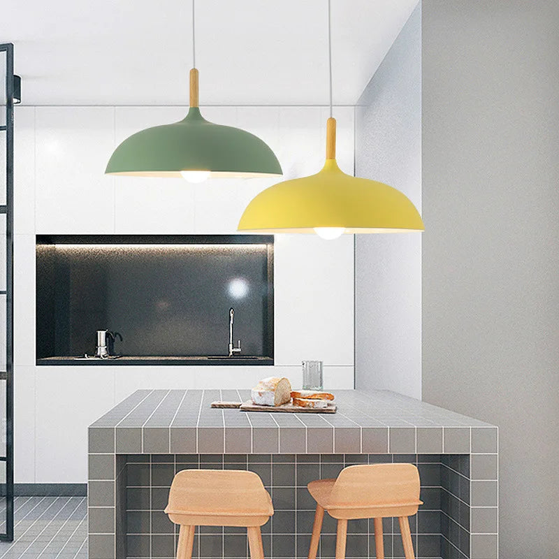 Lampa sufitowa z nordyckiego dębu