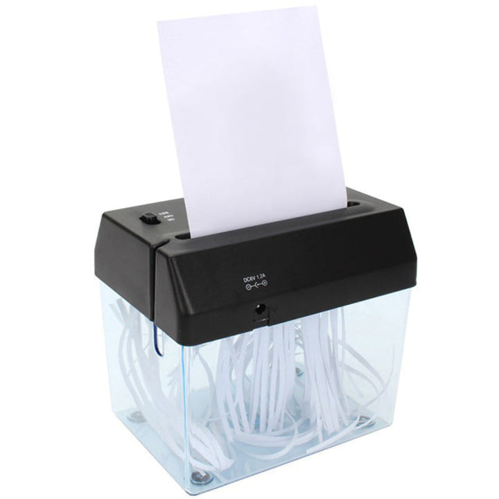 Mini Biurkowa Niszczarka do Papieru – Kompaktowa, Cicha i Wydajna