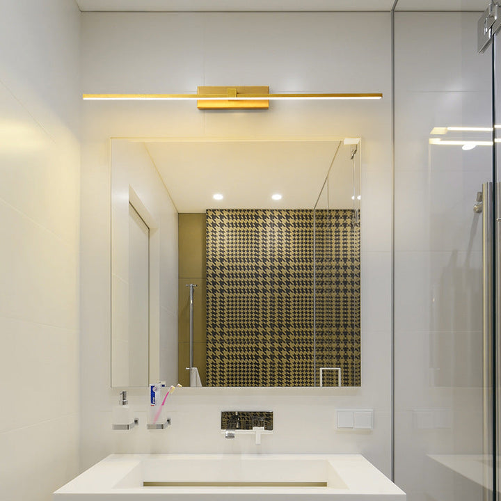 Lustrzana heksagonalna lampa ścienna – nowoczesna lampa vanity do łazienki i sypialni