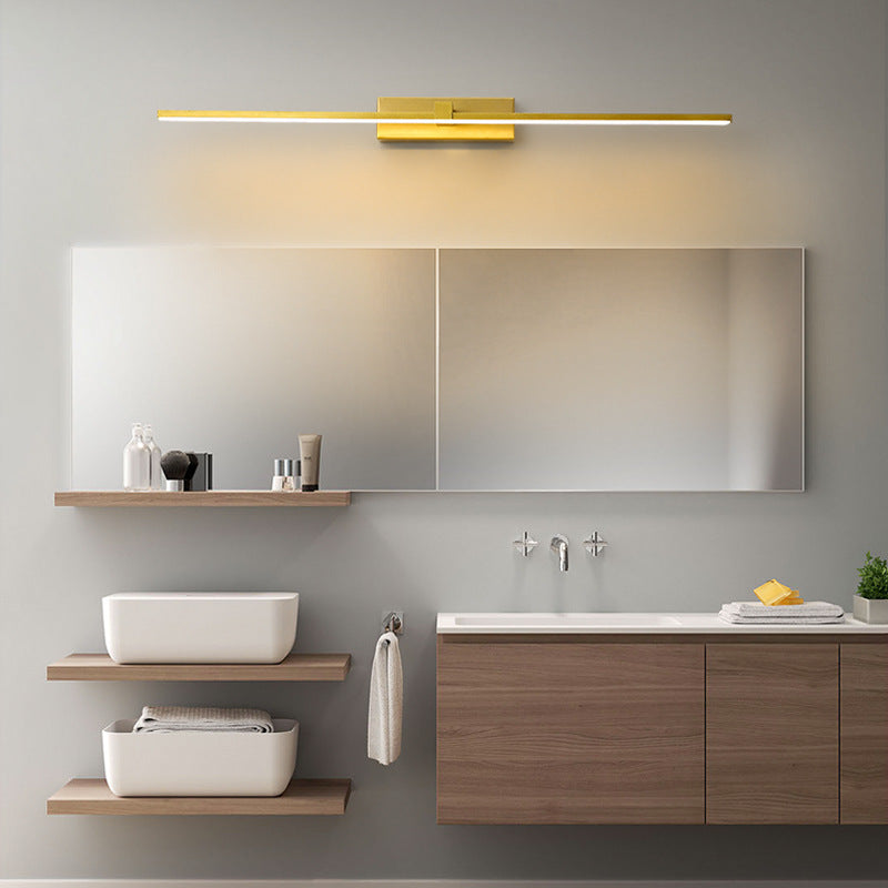 Lustrzana heksagonalna lampa ścienna – nowoczesna lampa vanity do łazienki i sypialni