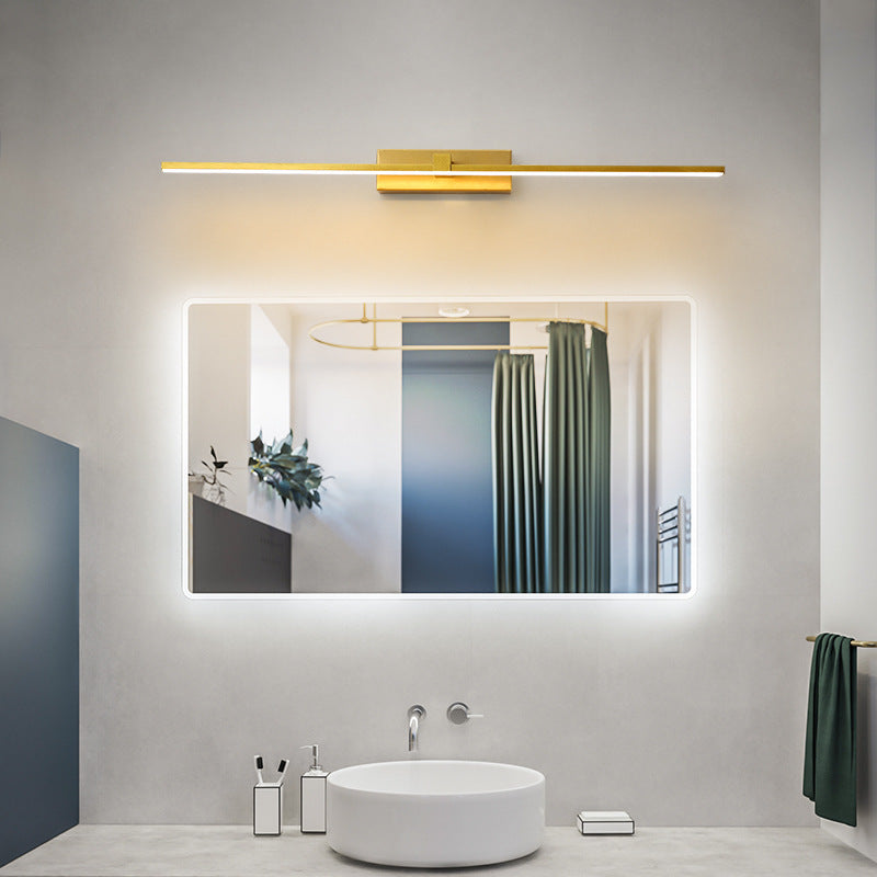 Lustrzana heksagonalna lampa ścienna – nowoczesna lampa vanity do łazienki i sypialni