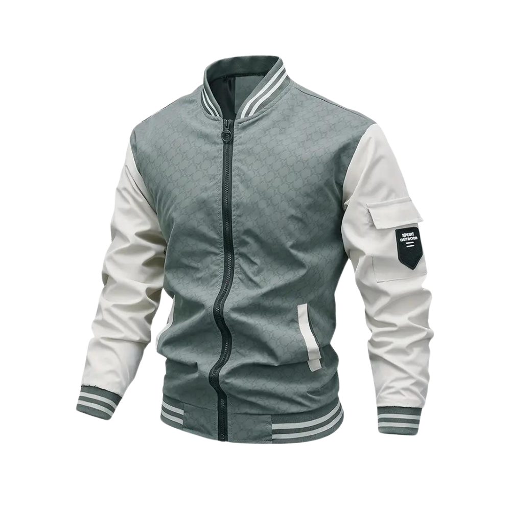 Casual Slim-Fit Kurtka Baseballowa dla Mężczyzn